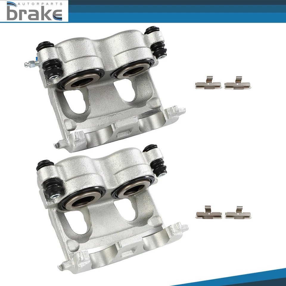 Pinzas de freno de disco delanteras 2 piezas para 03-07 Ford E-250 99-07 Ford E-350 Super Duty Foto 1 de 4