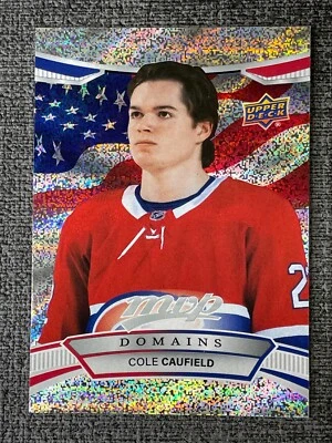 Cole Caufield 2022-23 Upper Deck MVP Hockey Domains #NA-5 Montreal Canadiens - Image 1 of 2