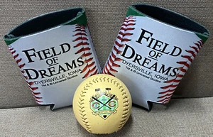 2022 Field of Dreams Game Date Baseball (Cubs vs. Reds 8/11/2022) and 2 Koozies - Picture 1 of 10