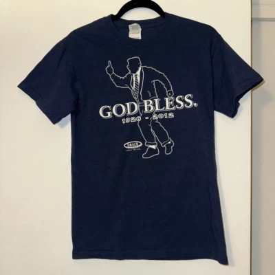 Penn State Unisex Navy Blue Graphic Tee Joe Paterno Small EUC - Image 1 of 4