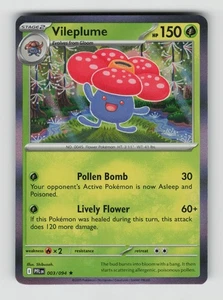 Vileplume, BLK, ME02: Phantasmal Flames, 003/094, Holo Rare, Normal, NM - Bild 1 von 2