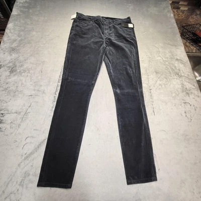 Pantalones de mezclilla Citizens Of Humanity para mujer 31 azul Rocket tiro alto ajustados terciopelo Foto 1 de 4