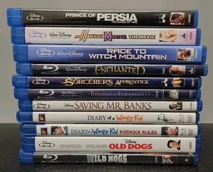 11 Disney Bluray Live Action - Diary Of A Wimpy Kid, Old Dogs, Wild Hogs & More - Picture 1 of 5