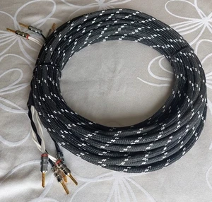 2x inakustik Black & White REFERENZ, LS-602 2 x 8m Cable Lautsprecher Kabel - Bild 1 von 5