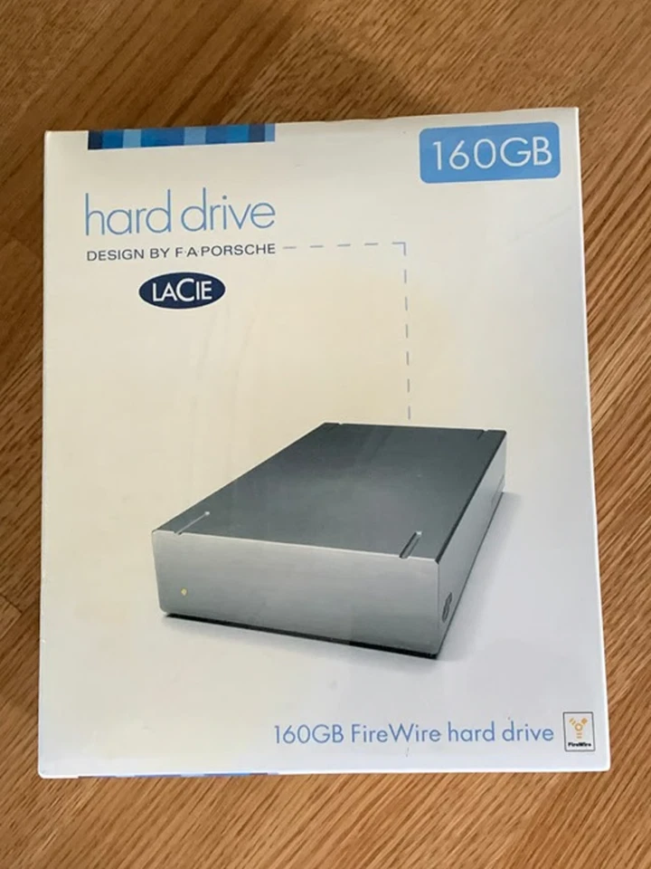 Disco duro externo Lacie Firewire 160 GB NUEVO SELLADO Foto 1 de 1