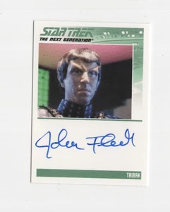 JOHN FLECK AUTOGRAPH 2011 STAR TREK NEXT GENERATION RITTENHOUSE TAIBAK AUTO CARD - Picture 1 of 2