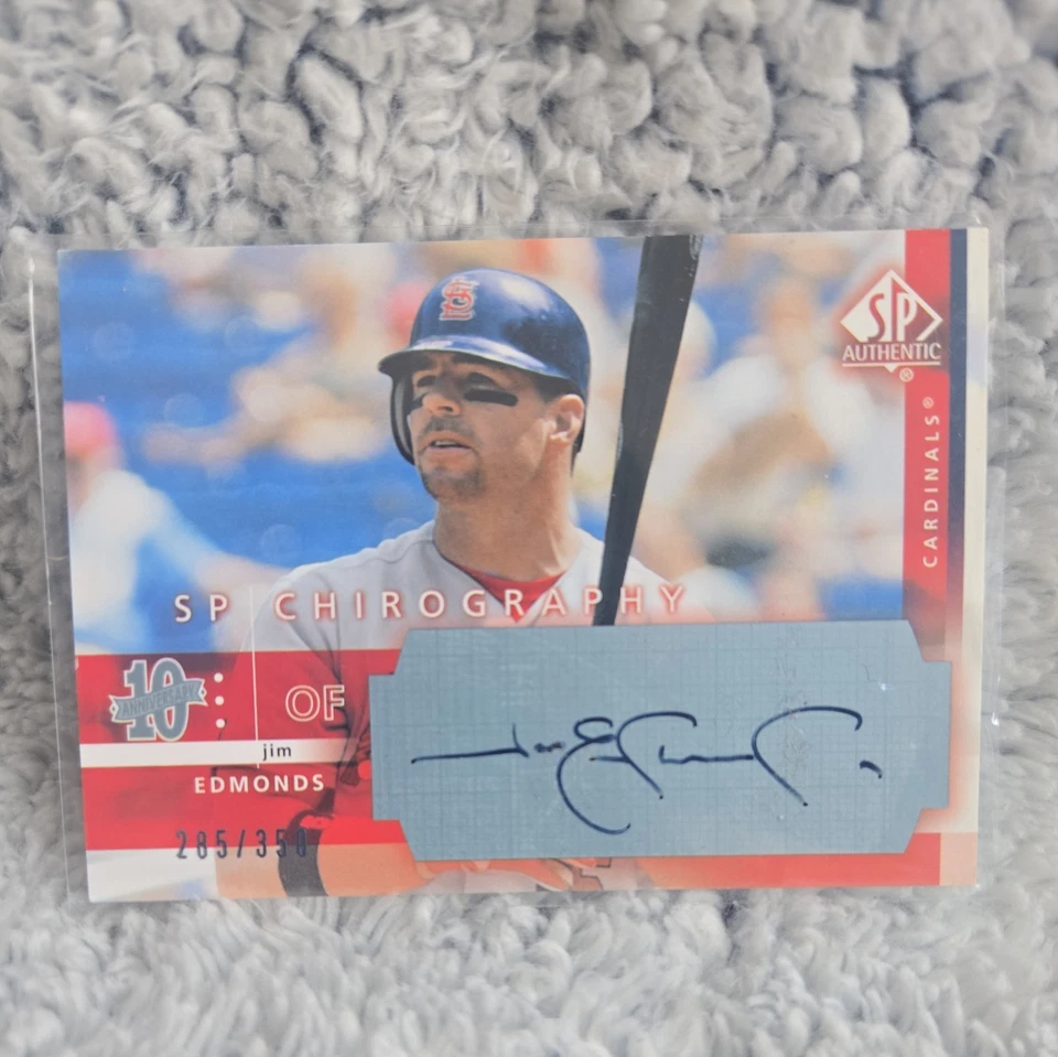 Auténtico Je2 Jim Edmonds 2003 SP 285/350 automático Foto 1 de 2