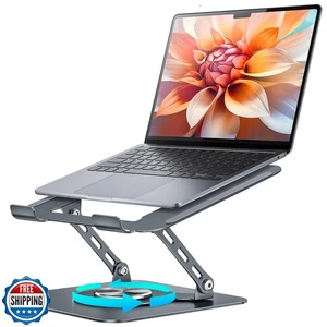 mearens Laptop Stand, 360° Rotating Foldable Adjustable Computer Stand for 8 - Afbeelding 1 van 5
