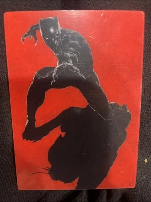 Black Panther Vinyl Sticker 6 Of 12 Captain America Civil War Card - Image 1 of 4