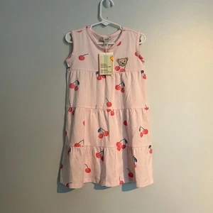 Nuevo con etiquetas Vestido Steiff Sin Mangas Cereza en Niveles - 3/4 Años - Imagen 1 de 11