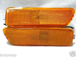 Front Side Turn Signal Park Marker Light Lamps One Pair Fit 1999-2005 Jetta Golf - Picture 1 of 2