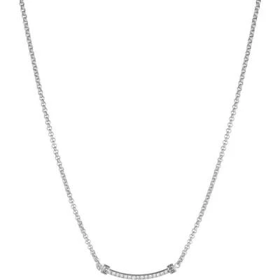 Collana da donna gioielli Liujo Brilliant LJ1748 in acciaio con cristalli - Immagine 1 di 2