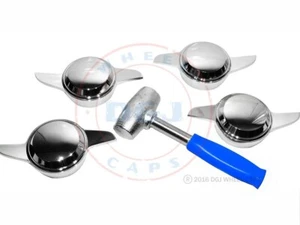 2 Bar Smooth Chrome Knock-Off $ USA Made Lead Hammer for Lowrider Wire Wheel (M) - Picture 1 of 7
