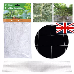 Plant Support Netting Fruit Climbing Mesh Garden Vegetable Pea Bean Grow Fence.. - Picture 1 of 17
