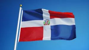 NUEVA BANDERA DE REPÚBLICA DOMINICANA 3x5 ft calidad superior decoloración resistencia vendedor de estados unidos - Imagen 1 de 3