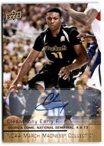 2014 Upper Deck NCAA March Madness Gold Foil Auto #CE-1 CLEANTHONY EARLY SP 