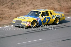 35MM NASCAR SLIDE - RON BOUCHARD 1981 #47 J.D. STACY AT RIVERSIDE #KP72 - Picture 1 of 1
