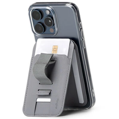 Ringke [Stand Grip Wallet Magnetic] 3 Credit Cards Adjustable Finger Grip Holder - Image 1 of 4