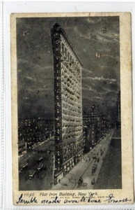 (Gc9721) Flat Iron Building, NEW YORK 1905 Applique - Picture 1 of 4