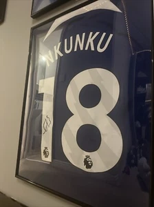 Christopher Nkunku Hand signed 2023/24 Chelsea home shirt. COA! - Picture 1 of 4