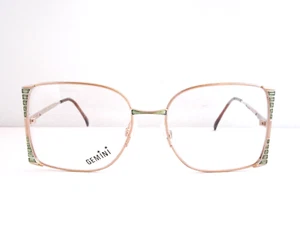 Jewelry By Gemini N.3 Women's Eyeglasses Frames Handmade in Italy Vintage NOS - Picture 1 of 7