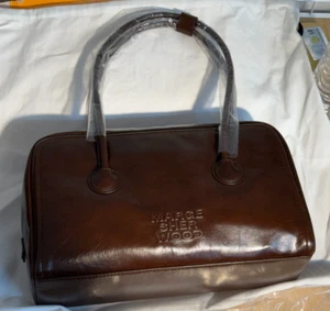 MARGE SHERWOOD Soft Boston Shoulder Bag Mocha Crinkle | Korean Designer FedEx - Picture 1 of 3