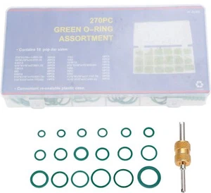 270Pcs Car A-C Sealing O-rings Set & Valve Core Remover A-C Systems Durable - Bild 1 von 7