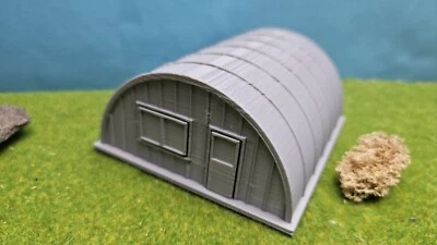 Quonsetbaracke per 1:87 (H0) O 1:72 - per WW2 Modelli Diorama - Feldhanger - Immagine 1 di 4