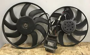 AUDI A6 A4 A5 Q5 3,0 2,0 TDI DIESEL ENGINE RADIATOR COOLING ELECTRIC FAN MOTOR - Picture 1 of 4