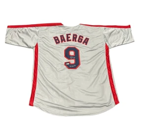 Carlos Baerga Signed Cleveland Custom Jersey w/ 3x All Star Beckett Wit BAS COA - Picture 1 of 3