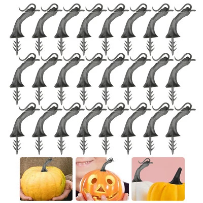 24 tallos de calabaza de plástico artificial suministros de boda fiesta hágalo usted mismo bases de calabaza Foto 1 de 4