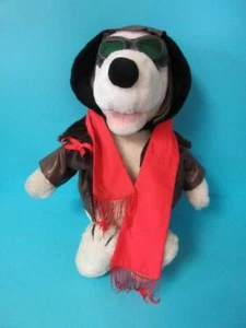 WOW THE WORLD OF SNOOPY 1986 UFSI TAPE PLAYER IM FLIGHT SUIT OUTFIT PUPPE PLÜSCH - Bild 1 von 16