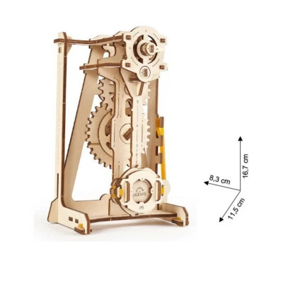 Ugears Holz Modellbau Pendulum STEM LAB Pendel Metronom Lernmodell App Funktion