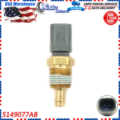 FOR DODGE CHRYSLER JEEP RAM Engine Coolant Temperature Sensor NEW 5149077AB  - Image 1 of 4
