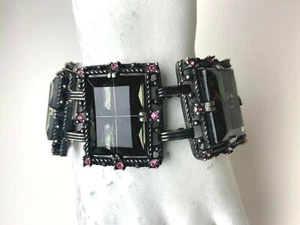 Vintage Modeschmuck Armband mit passender Schnalle/Brosche - Bild 1 von 6
