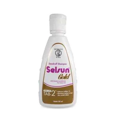 Selsun Gold Anti-Schuppen Shampoo (Selensulfid + Doppelspülung) 120ml - Bild 1 von 4