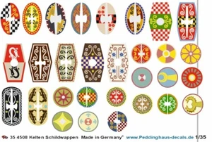 Peddinghaus-Decals 1/35 4508 Celtes Schildwappen - Photo 1 sur 1