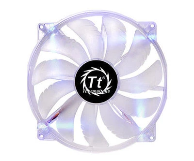 Thermaltake  Pure 20 LED 200mm x 200mm x 30 mm DCFan (CL-F016-PL20BU-A) - Image 1 of 4