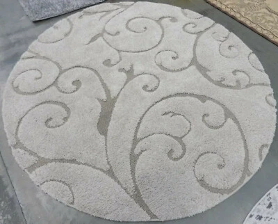 CREAM / BEIGE 6'-7" X 6'-7" Stained Rug Reduced Price 1172580434 SG455-1113-7R - Image 1 of 4