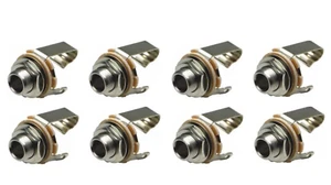 (PAQUETE DE 8) SWITCHCRAFT #11 1/4" Mono Hembra Panel Montaje Jack - Imagen 1 de 1