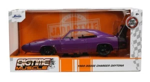 Jada 1:24 Big Time Muscle 1969 Dodge Charger Daytona Purple Diecast Car 34036 - Picture 1 of 6