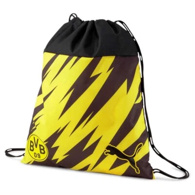 New Puma Football Borussia Dortmund BVB Gym Sack Drawstring Bag ftblCORE AN4599 - Image 1 of 4