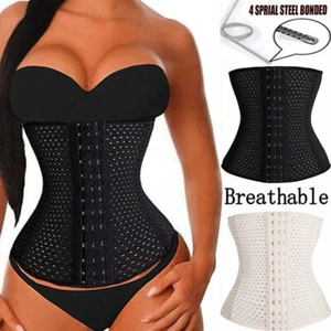 Waist Trainer Women Corset Sauna Sweat Weight Loss Belt Body Shaper Yoga Slimmer - Picture 1 of 16