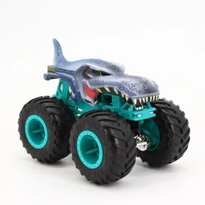 Hot Wheels Monster Trucks Mega Wrex Blue Dinosaur 1:64 Diecast Mattel 2020s - Picture 1 of 14