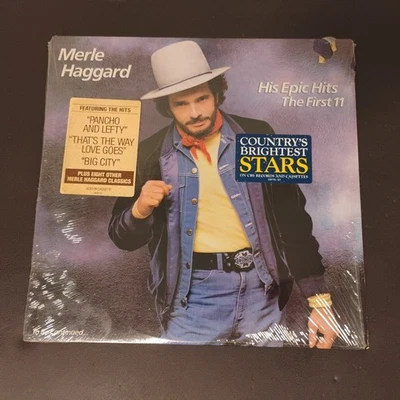 Merle Haggard His Epic Hits: The First 11 Epic FE 39545 LP Vinyl Record - Image 1 of 4