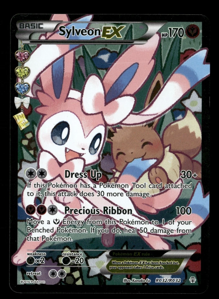 Sylveon EX - RC32/RC32 - Radiant Collection - Generations - Pokemon Card - LP - Image 1 of 2