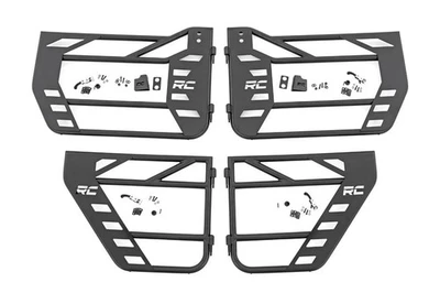 Puertas de tubo de acero Rough Country para Jeep Wrangler JK/JKU 2007-2018 - 10588 Foto 1 de 4