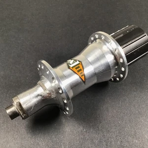 Rhino Hinterradnabe 32 Loch silber Cartlager silber 8-fach 135mm Vintage MTB Dean - Bild 1 von 9
