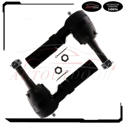 2Pcs Front Steering Outer Tie Rod End Linkage Fit For 1990-1997 Chevrolet Lumina - Image 1 of 4