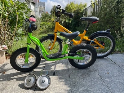 Zwei Puky-Fahrräder zu verkaufen – Laufrad & Puky ZLX mit Stützrädern - Bild 1 von 4